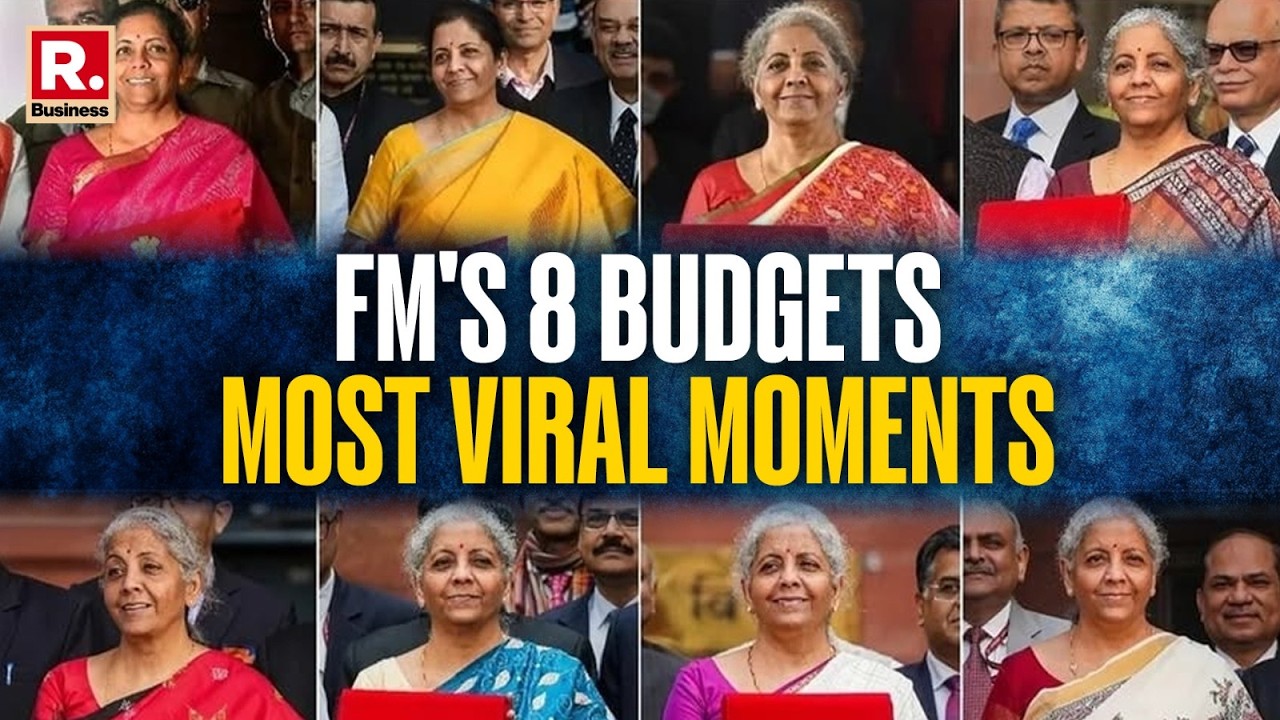 Budget 2026: FM Nirmala Sitharaman's Most Viral Moments from the Last 8 Union Budgets | Finance