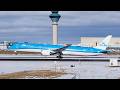 SHARP Plane Landings in Very Cold and Windy Toronto (Rare 33L OPS)