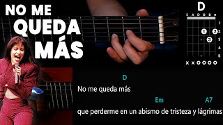 No Me Queda Más - Selena Quintanilla GUITARRA Tutorial (ACUSTICO) | CHORDS