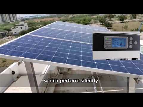 Residential solar - Silent performer II Solar panel for home - video from Jeevaditya solar power