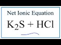 Net Ionic Equations and Spectator Ions