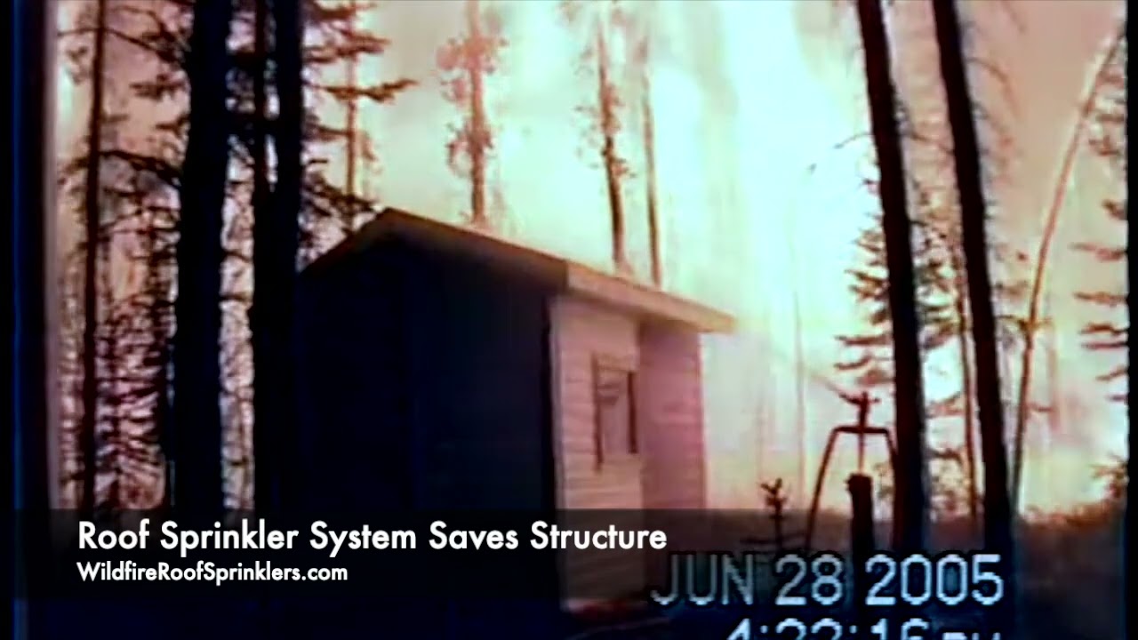 Roof Sprinkler Systems Can Save your Home from Wildfires