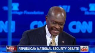 Herman Cain Calls Wolf "Blitz"