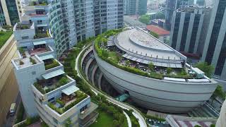 Kanyon Alışveriş Merkezi Havadan Çekim - Kanyon Shopping Center Aerial View