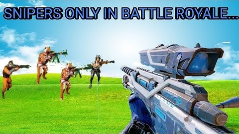 *SNIPERS ONLY* IN COD MOBILE BATTLE ROYALE...