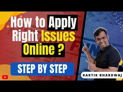 How to apply right issue Zerodha | RPP infra Right issue | Airtel Right issue | Kesoram Rights Issue