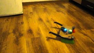 Poor man's Roomba - bristlebot controlled from Android phone