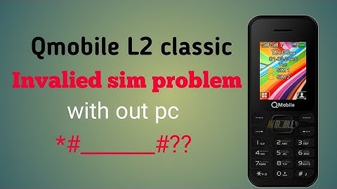 How to change imei number Qmobile L2 classic