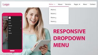 Responsive Dropdown Menu With Html Css Js Learning Axis Mp3 & Mp4 ...