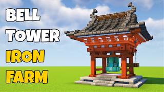 Bell Tower Iron Farm [Java Edition] Minecraft Tutorial