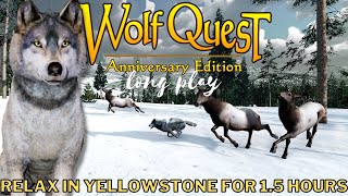 WolfQuest Longplay  Peaceful Winter Exploration Gameplay (No Commentary)