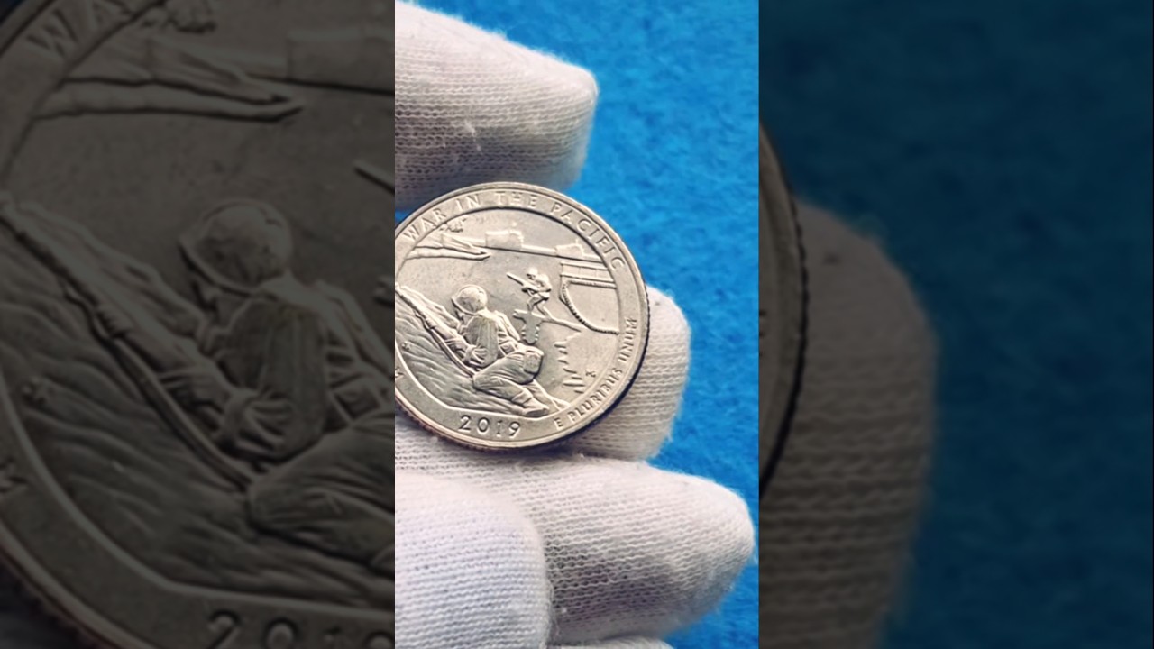 CARACTER&Iacute;STICAS del quarter Guerra del Pac&iacute;fico 2019 #caracteristicas #quarters #wuant #usmint #usa