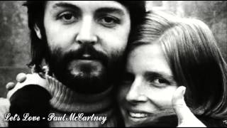 Video thumbnail of "Paul McCartney   Let's love"