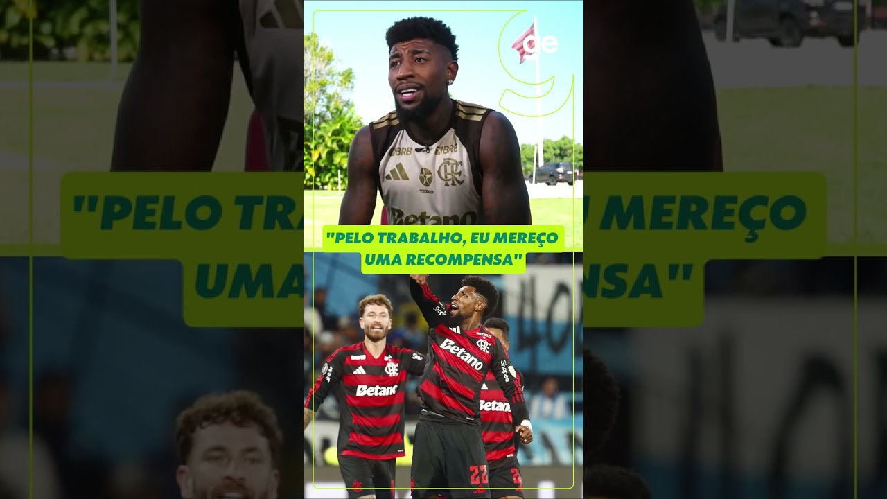 EMERSON ROYAL FALA DO ESFORÇO PARA CHEGAR AO AUGE NO FLAMENGO