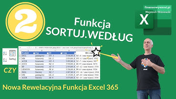 24.  Funkcja SORTUJ i SORTUJ.WEDŁUG - cz. 2