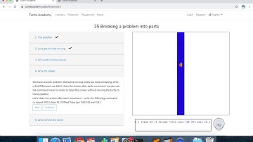 Turtle Academy 25 Breaking a problem into parts