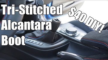 V84: DIY Alcantara Shift Boot for under $40! But I almost failed!