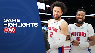 Pistons Make It 6 Straight Wins Game Highlights Vs. Hawks