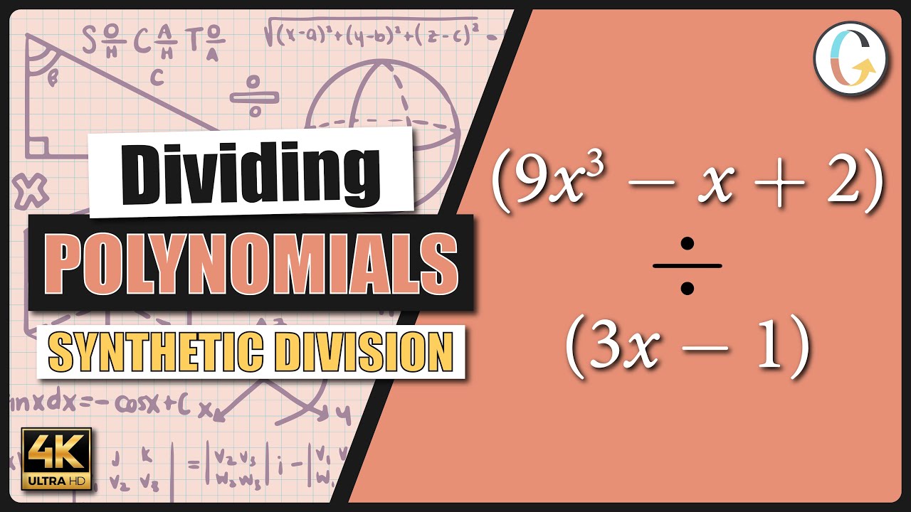 How To Solve 9x 3 X 2 3x 1 By Synthetic Division YouTube
