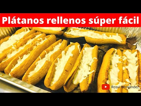 Video: Plátanos Al Horno Con Requesón