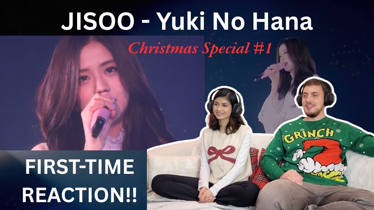 K-POP NEWBIES REACT!!! | JISOO - Yuki No Hana (Cover at Osaka Tour 2018) | Christmas Special #1
