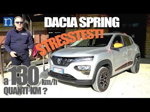 DACIA Spring 🔋 STRESS TEST quanto fa davvero e come va l'auto elettrica più economica low cost 🔌
