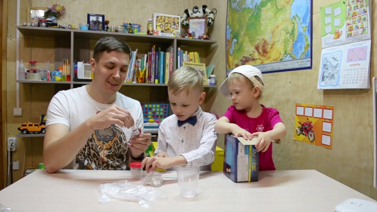 Опыты для детей: Хамелеон. Магия цвета // Experiments for Kids: Chameleon. The magic of color