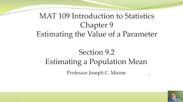 MAT 109 Chapter 9 Section 9.2