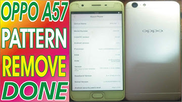 Oppo A57 Pattern Lock Remove Done By Miracle Box Crack