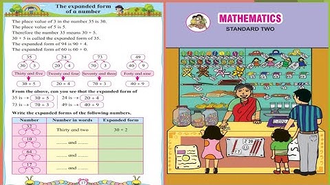Class 2nd Mathematics ||The expanded form of a number|| (Page no.17,18)