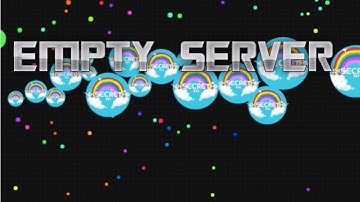 Agar.io // Playing Solo on an empty server