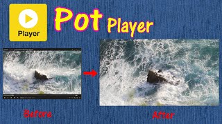Haw to Hide Pot Player Control menu While Playing Video | Remove border potplayer | bangla tutorial screenshot 4
