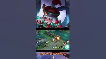 NICE PASS, JAWHEAD 👌 #ruby #rubymobilelegends #rubymontage #rubyhighlights #mobilelegends