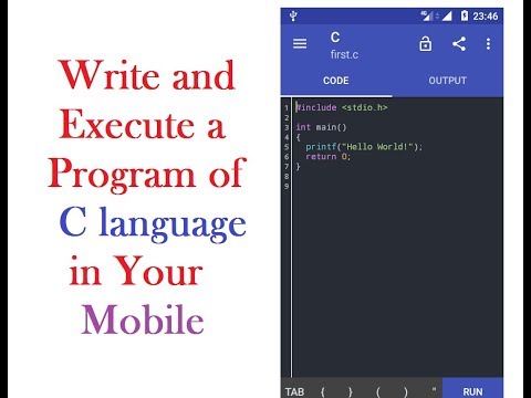 How to Run C Language in Android Mobile or Smartphone