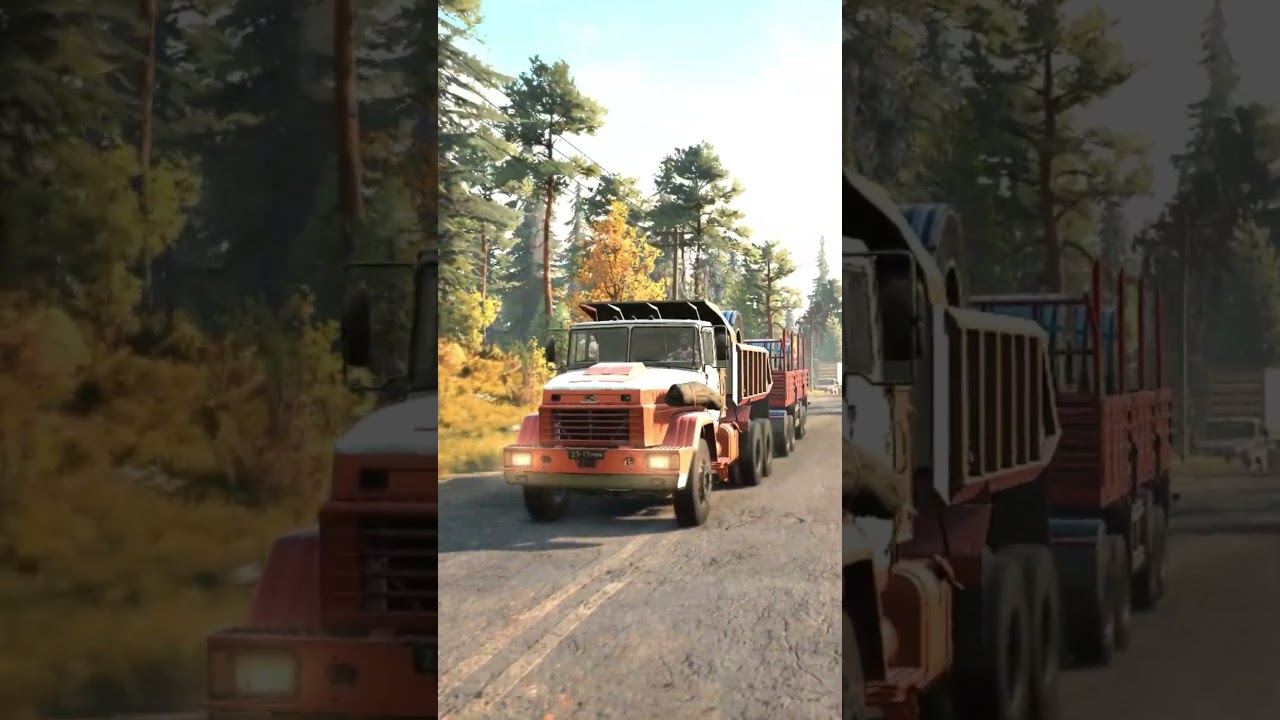 Мчится КрАЗ по трассе 