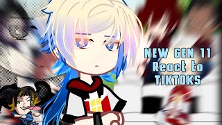 2X SPEED New generation eleven REACT TO tiktoks