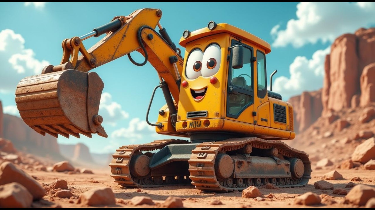 Сборник про строительную и рабочую технику. Песни про машинки
