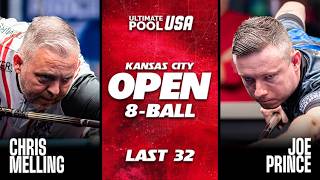 Chris Melling vs Joe Prince | Last 32 | Kansas City 8-Ball Open 2026 screenshot 4