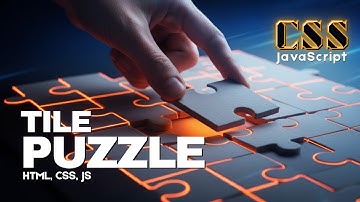 Build a Fun Tile Puzzle Game with Interactive Animations | HTML, CSS & JavaScript Tutorial