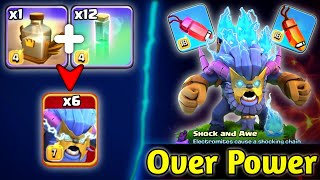 Super yeti Spam attack | Double gem with 12 invisible spell with Revive spell th17 attack strategy