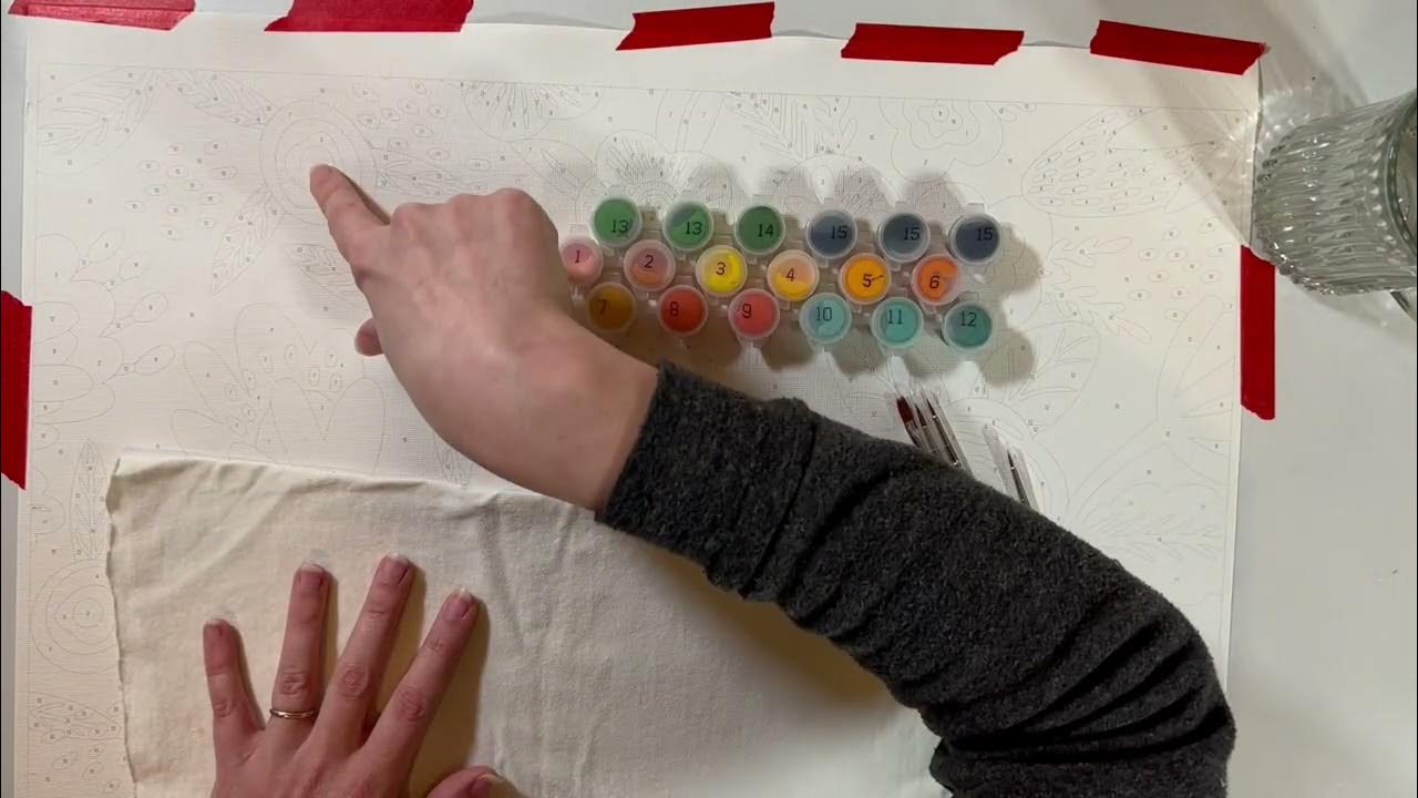 Artist's Loft Paint by Number Getting Started "Charming Blossom