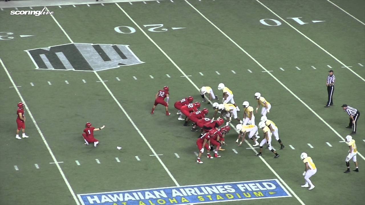 ScoringLive Kahuku vs. Mililani Kekoa Sasaoka, 37 yard field goal