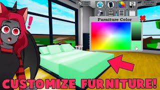 CUSTOMIZE FURNITURE In Brookhaven?! TIKTOKS (Roblox) screenshot 2