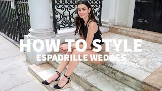 How To Style Espadrille Wedges | Peexo