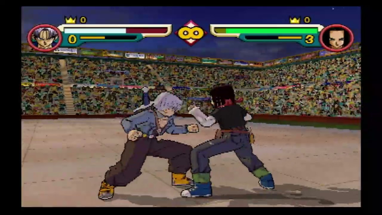 Dragon Ball Z Budokai 2 (Gamecube) - Транкс против Андроида 17