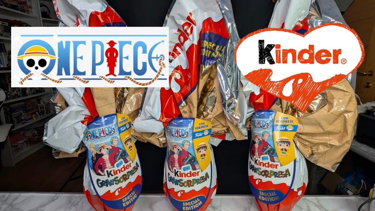 UOVA KINDER ONE PIECE 2026 🤩 3 su 3? Speriamo bene...
