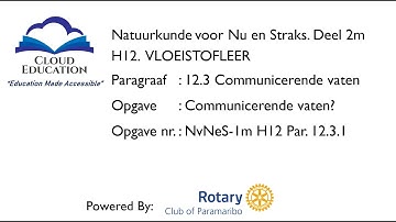 NvNeS-1m H12 Par. 12.3.1 Rev. 0 | Communicerende vaten | Cloud Education