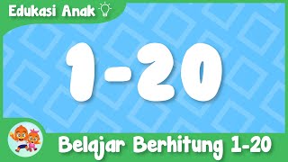 Belajar Berhitung Angka 1 Sampai 20 untuk Anak Balita Indonesia | Coco dan Nana