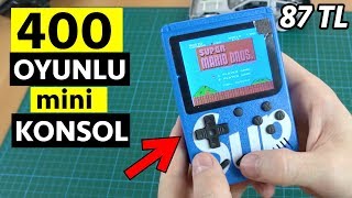 400 Oyunlu Mini Retro Arcade Konsol - Gameboy Incelemesi