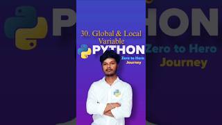 Global Variable & Local Variable in Python Explained in Telugu | #codewithbala #shorts #coding